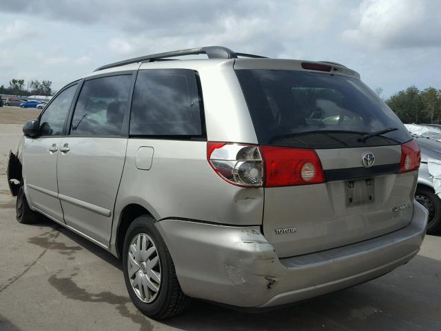 5TDZA23C86S390969 - 2006 TOYOTA SIENNA CE SILVER photo 3