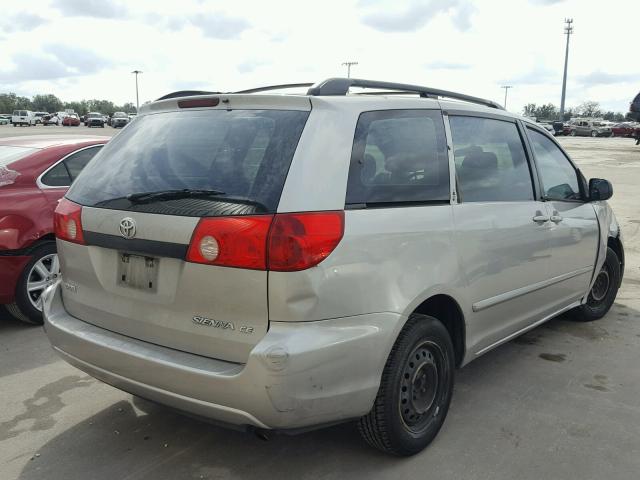 5TDZA23C86S390969 - 2006 TOYOTA SIENNA CE SILVER photo 4