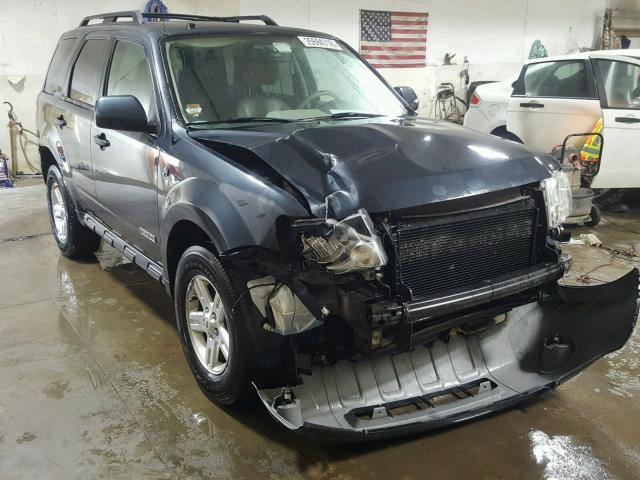 1FMCU49H18KB98441 - 2008 FORD ESCAPE HEV GRAY photo 1