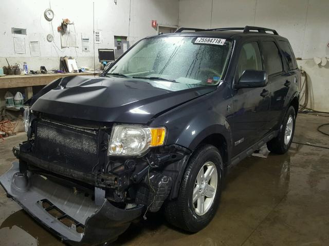 1FMCU49H18KB98441 - 2008 FORD ESCAPE HEV GRAY photo 2