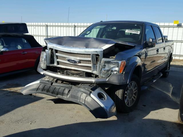 1FTFW1CT9CFB10471 - 2012 FORD F150 SUPER CHARCOAL photo 2