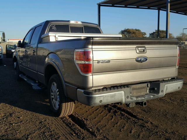 1FTFW1CT9CFB10471 - 2012 FORD F150 SUPER CHARCOAL photo 3