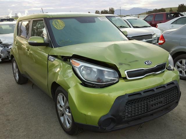 KNDJP3A51E7730123 - 2014 KIA SOUL + GREEN photo 1