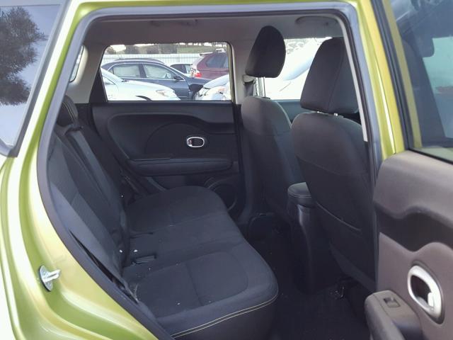 KNDJP3A51E7730123 - 2014 KIA SOUL + GREEN photo 6