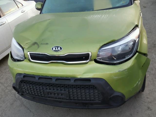 KNDJP3A51E7730123 - 2014 KIA SOUL + GREEN photo 9