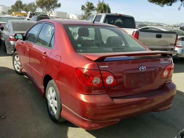 1NXBR32E07Z870743 - 2007 TOYOTA COROLLA CE RED photo 3