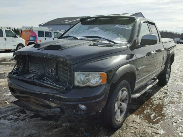 1D7HA18N92J258896 - 2002 DODGE RAM 1500 BLACK photo 2