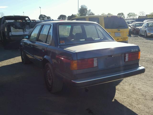 WBAAE6409G0704756 - 1986 BMW 325 E AUTO BLUE photo 3