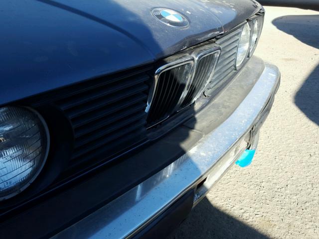 WBAAE6409G0704756 - 1986 BMW 325 E AUTO BLUE photo 9