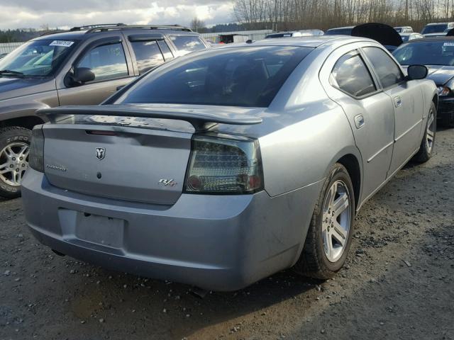 2B3KA53H86H465443 - 2006 DODGE CHARGER R/ GRAY photo 4