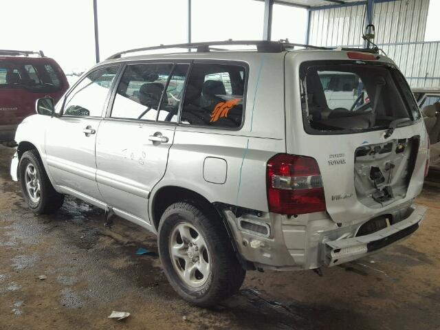 JTEEP21A970194909 - 2007 TOYOTA HIGHLANDER SILVER photo 3