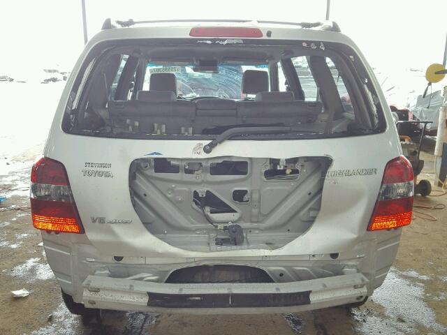 JTEEP21A970194909 - 2007 TOYOTA HIGHLANDER SILVER photo 9