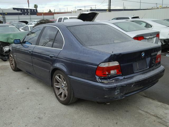 WBADT43433G025854 - 2003 BMW 525 I AUTO BLUE photo 3