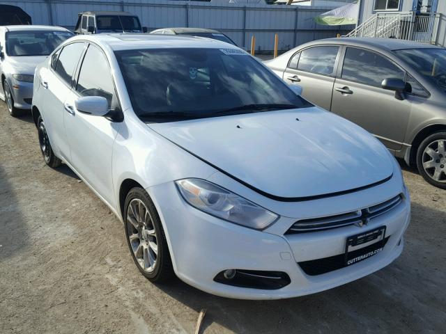 1C3CDFCA7DD302901 - 2013 DODGE DART LIMIT WHITE photo 1