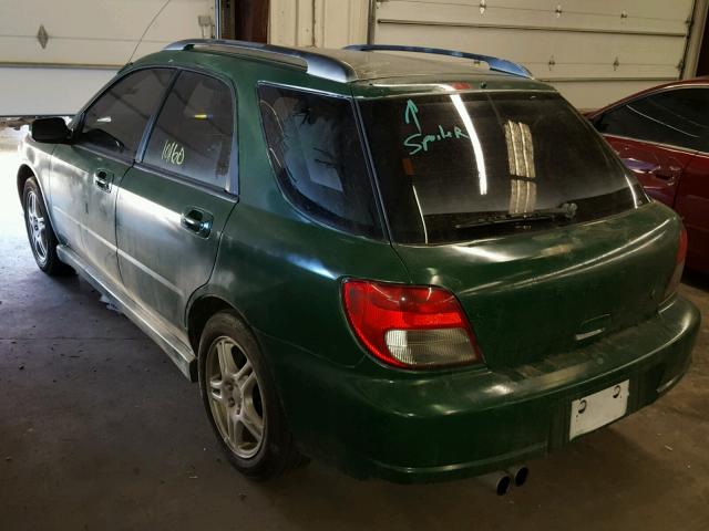 JF1GG29623G811944 - 2003 SUBARU IMPREZA WR GREEN photo 3