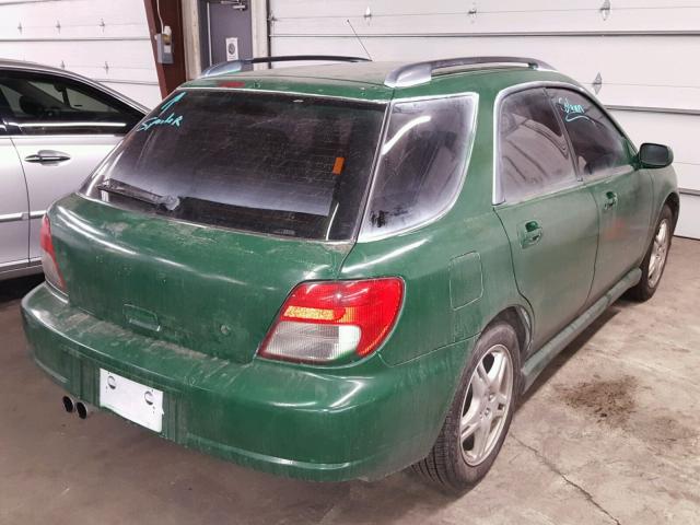 JF1GG29623G811944 - 2003 SUBARU IMPREZA WR GREEN photo 4