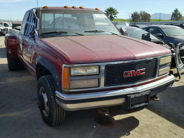 2GTHK39N1M1549536 - 1991 GMC SIERRA K35 RED photo 1