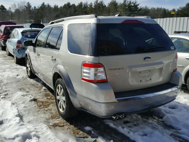 1FMDK02W08GA29476 - 2008 FORD TAURUS X S WHITE photo 3