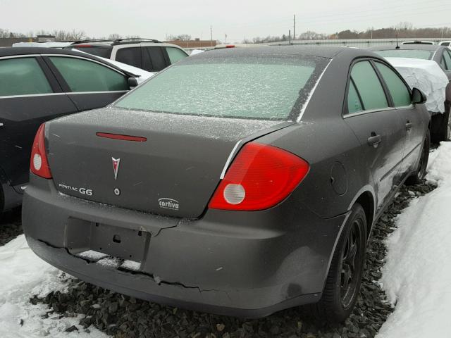 1G2ZG58B274104065 - 2007 PONTIAC G6 BASE GRAY photo 4