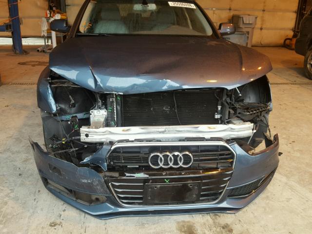 WAUFFAFL3FN046222 - 2015 AUDI A4 PREMIUM BLUE photo 9