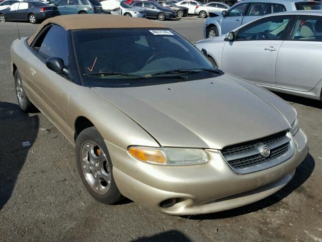 3C3EL55H6XT514574 - 1999 CHRYSLER SEBRING JX TAN photo 1