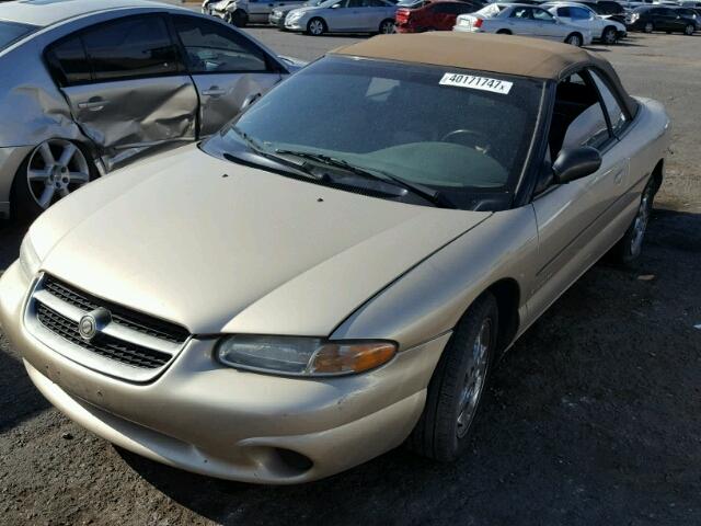 3C3EL55H6XT514574 - 1999 CHRYSLER SEBRING JX TAN photo 2