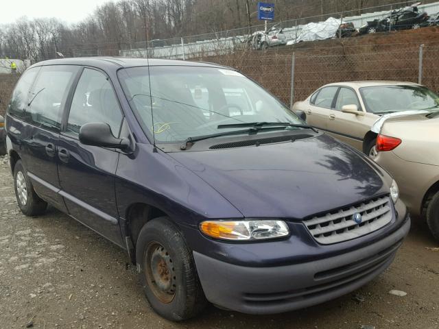 2P4FP253XXR377869 - 1999 PLYMOUTH VOYAGER BLUE photo 1