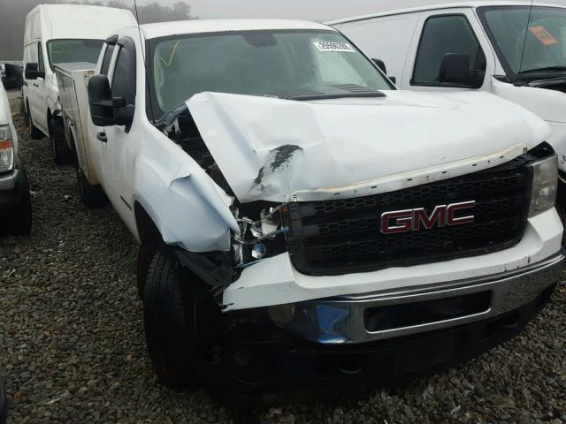 1GD21ZCG4DZ155375 - 2013 GMC SIERRA C25 WHITE photo 1