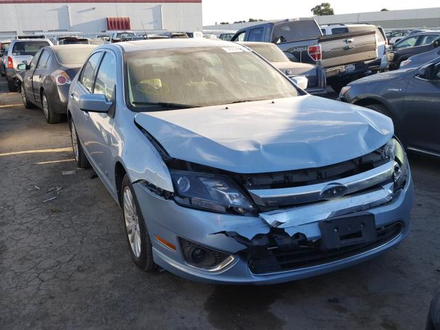 3FADP0L3XAR206131 - 2010 FORD FUSION HYB BLUE photo 1