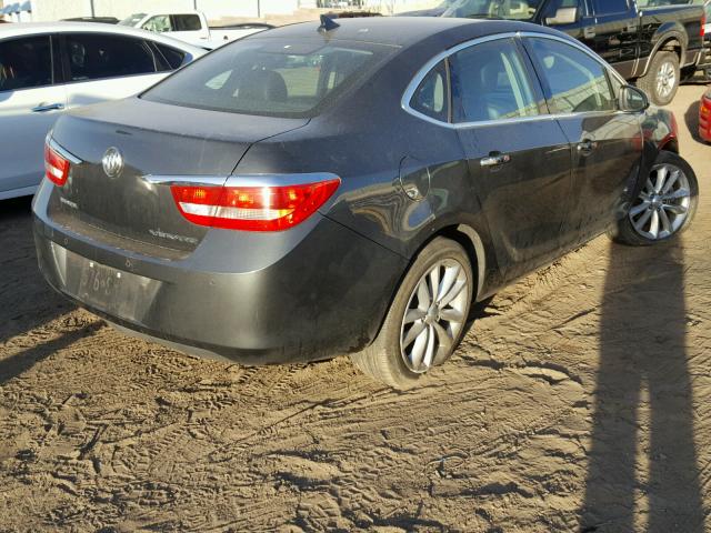 1G4PS5SK8D4230254 - 2013 BUICK VERANO CHARCOAL photo 4