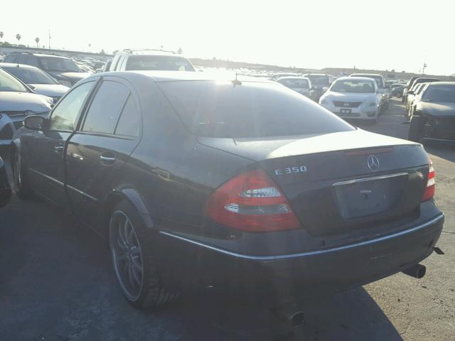 WDBUF56J96A937167 - 2006 MERCEDES-BENZ E 350 BLACK photo 3