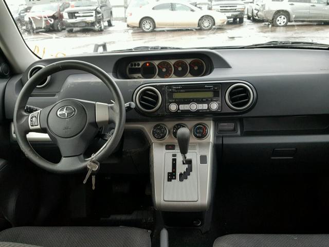 JTLKE50E991088206 - 2009 TOYOTA SCION XB BLACK photo 9