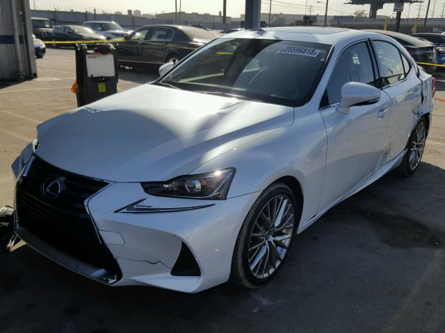 JTHBA1D27H5061348 - 2017 LEXUS IS 200T WHITE photo 2