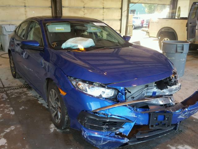 2HGFC2F79HH517579 - 2017 HONDA CIVIC EX BLUE photo 1