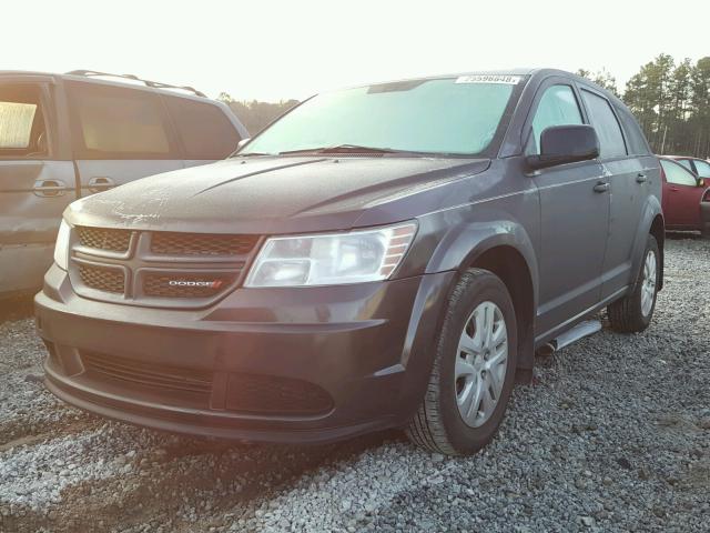 3C4PDCAB7FT537951 - 2015 DODGE JOURNEY SE GRAY photo 2