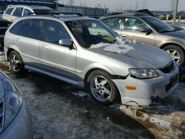 JM1BJ246721493656 - 2002 MAZDA PROTEGE PR SILVER photo 1