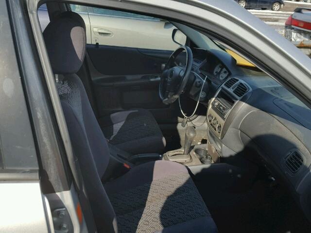 JM1BJ246721493656 - 2002 MAZDA PROTEGE PR SILVER photo 5