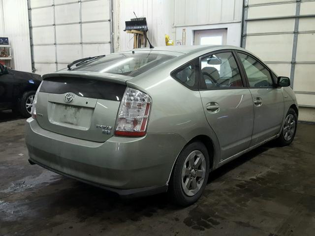 JTDKB20UX77652580 - 2007 TOYOTA PRIUS GREEN photo 4