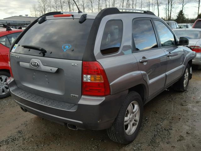 KNDJE723867250253 - 2006 KIA NEW SPORTA GRAY photo 4