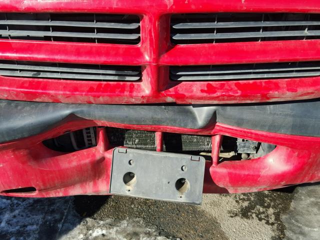 1B7GG22N91S189218 - 2001 DODGE DAKOTA RED photo 9