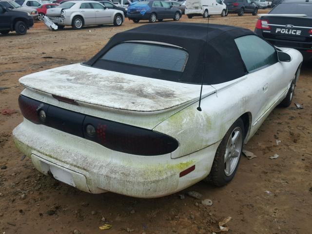 2G2FS32K412126242 - 2001 PONTIAC FIREBIRD WHITE photo 4