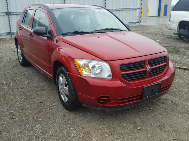 1B3HB28C38D503504 - 2008 DODGE CALIBER MAROON photo 1