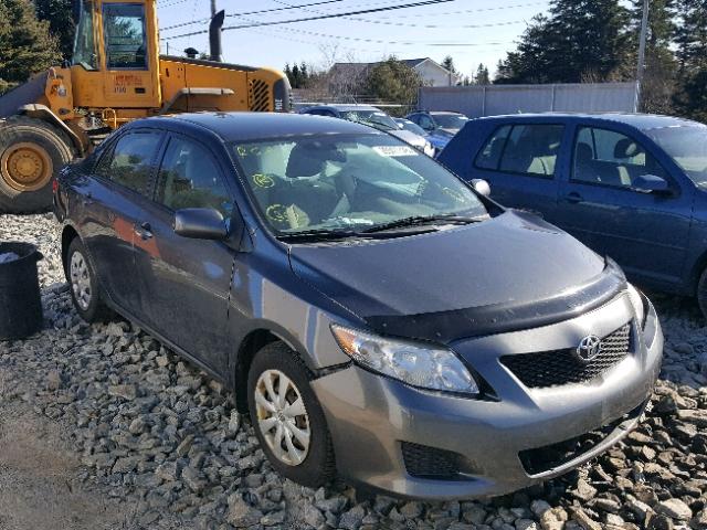 2T1BU40E69C189286 - 2009 TOYOTA COROLLA BA GRAY photo 1