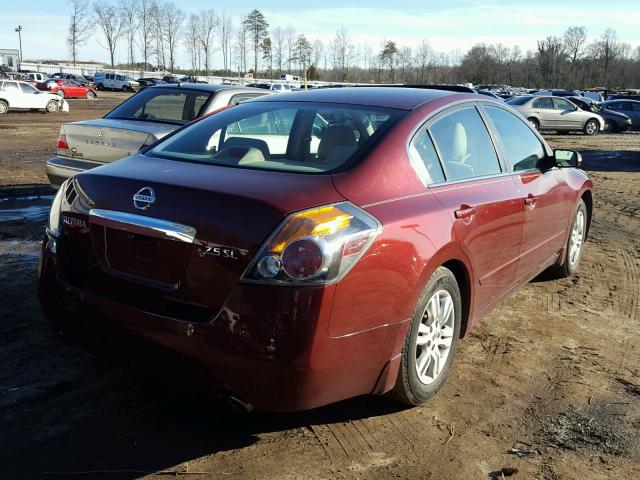 1N4AL2AP3AC193172 - 2010 NISSAN ALTIMA BAS MAROON photo 4