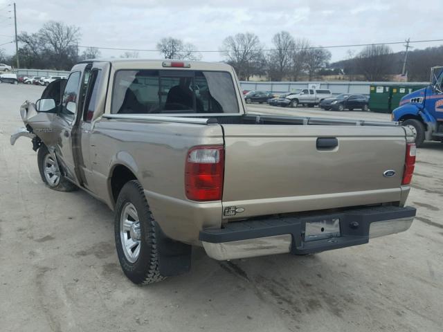 1FTYR44E13PA61357 - 2003 FORD RANGER SUP TAN photo 3