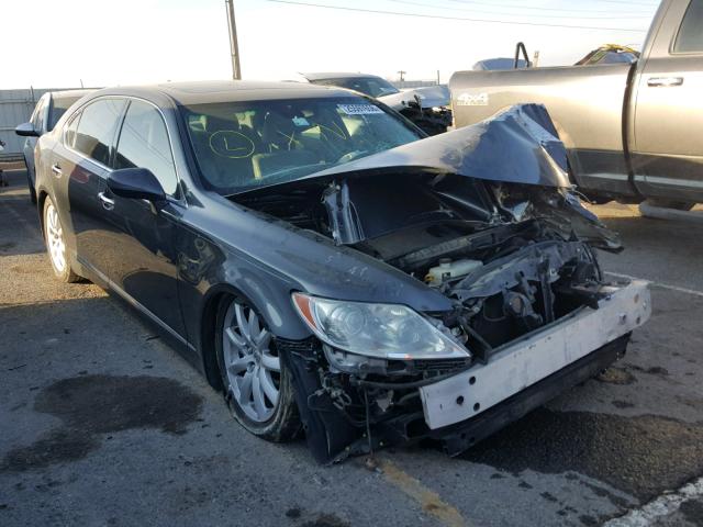 JTHGL46F585021531 - 2008 LEXUS LS 460L GRAY photo 1