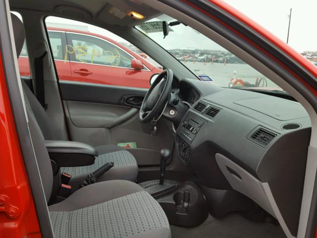 1FAFP34N47W168329 - 2007 FORD FOCUS ZX4 RED photo 5