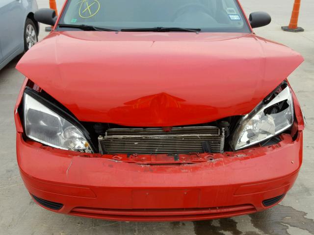 1FAFP34N47W168329 - 2007 FORD FOCUS ZX4 RED photo 9