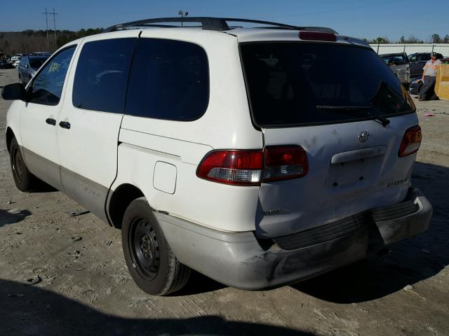 4T3ZF13C61U343426 - 2001 TOYOTA SIENNA LE WHITE photo 3