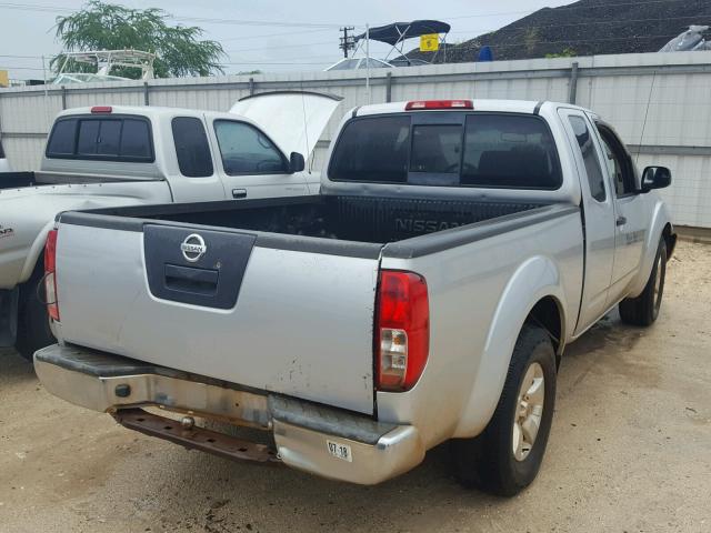 1N6BD0CT5BC428650 - 2011 NISSAN FRONTIER S SILVER photo 4